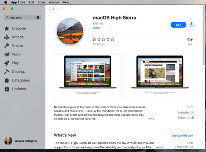 App store download mac os