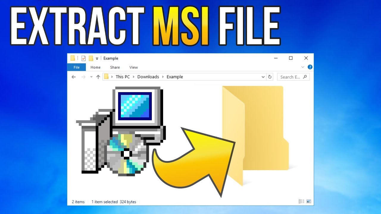 Installing msi file windows 10